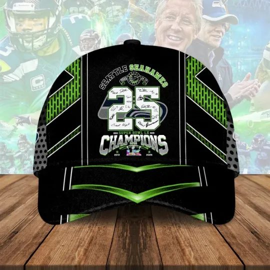 Discover Seahawks 50th Anniversary 2026 Classic Cap