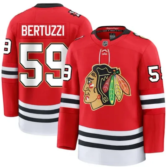 Discover Tyler Bertuzzi Chicago Premium Jersey - Size Options