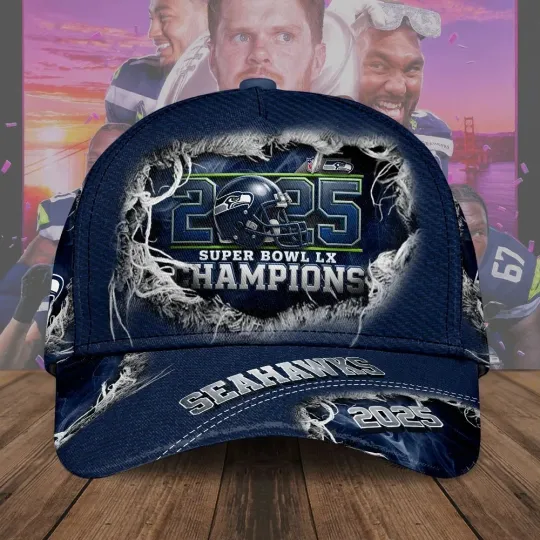 Seahawks 2025 SB LX Champions Classic Cap