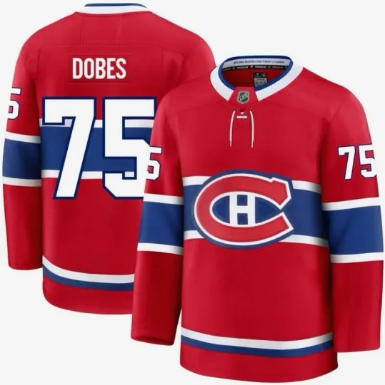 Discover Jakub Dobes Montreal Canadiens Premium Home Jersey - NWT - Multiple Sizes