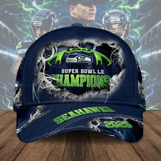 Discover Seahawks 2025 LX Champions Classic Cap