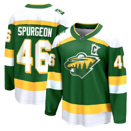 Discover Jared Spurgeon Minnesota Premium Hockey Jersey - Size/Color Options