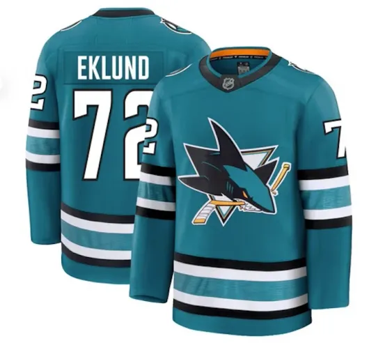 Discover William Eklund San Jose Premium Home Jersey - Multiple Sizes