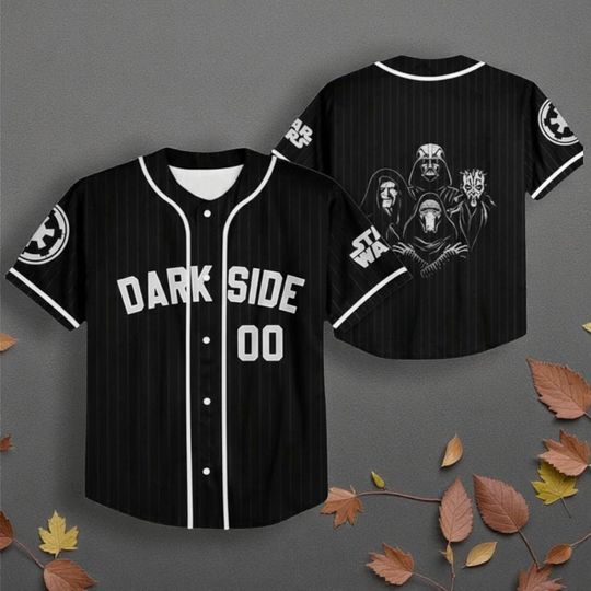 Discover Personalize Disney Star Wars Baseball Jersey, Custom Name Kid Adult Matching Baseball Jersey for Star Wars Fans, Gift for Fans