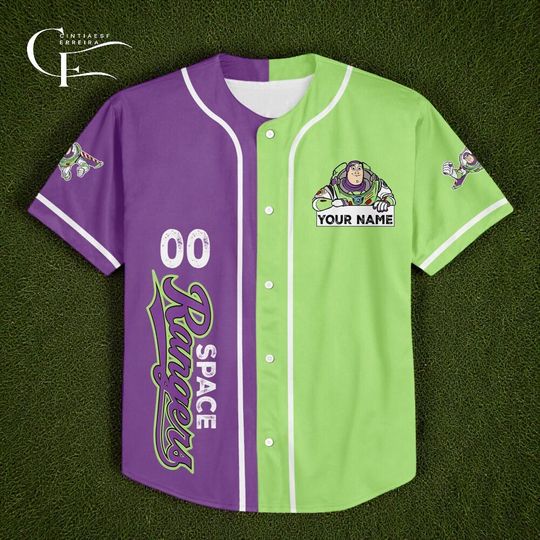 Discover Personalize Toy Story Buzz Lightyear Custom Kids, Youth, Adult Disney Baseball Jersey Sports Outfits, Cute Gifts For Fans Disney