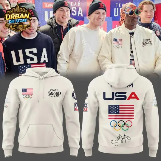 Team USA x Snoop Dog 2026 Winter Olympic Milano Cortina 3D Hoodie