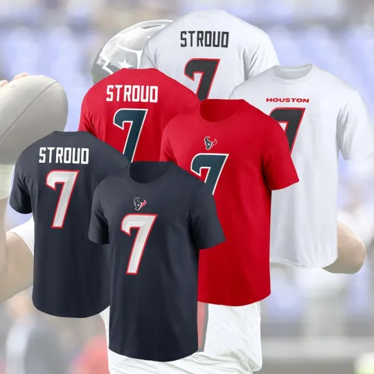 Discover Houston Player #7 Double Sided T-Shirt