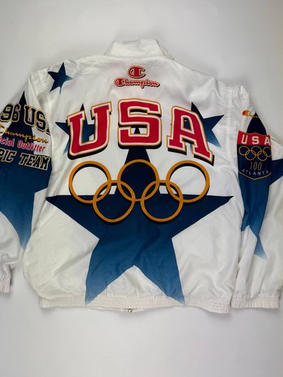 Vintage 1996 USA Olympic Team Jacket  Champion Outfitter Atlanta Games