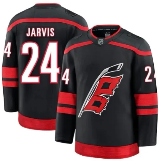 Discover Seth Jarvis Carolina Hurricanes Premium Jersey - NWT- Multiple Sizes/Colors