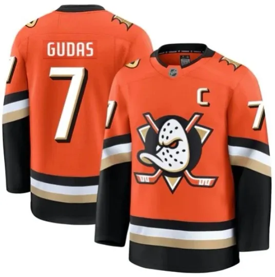 Discover Radko Gudas Anaheim Ducks Premium Home Jersey - NWT - Multiple Sizes