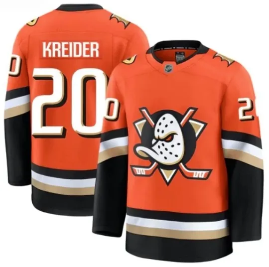 Discover Chris Kreider Anaheim Ducks Premium Home Jersey - NWT - Multiple Sizes