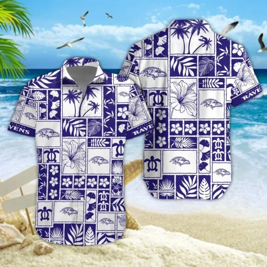 Discover Baltimore Football Ravenss Team Hawaiian Shirt