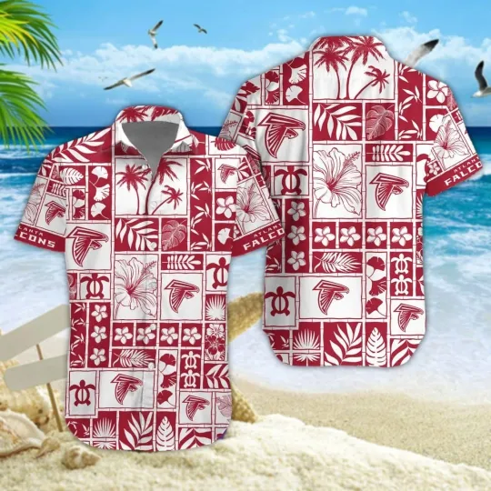 Discover Atlanta Football Falconss Team Hawaiian Shirt