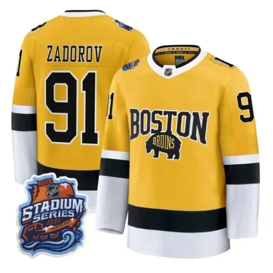 Discover Nikita Zadorov Boston Premium Home Jersey - Multiple Sizes/Colors