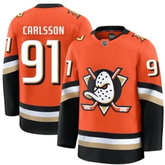 Discover Leo Carlsson Anaheim Premium Home Jersey - Multiple Sizes