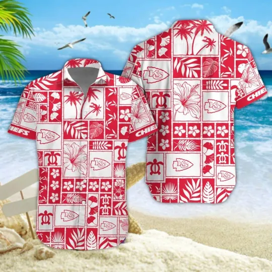 Discover Kansas City Football Chiefss Team Hawaiian Shirt