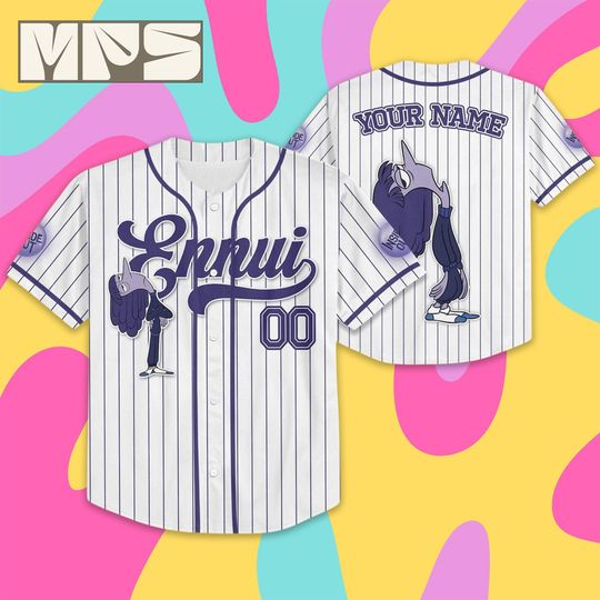 Discover Custom Disney Inside Out Ennui Baseball Jersey, Inside Out 2 Aesthetic Athletic Shirt, Personalized Ennui Disney Fan Gift, Disney Trip 2026