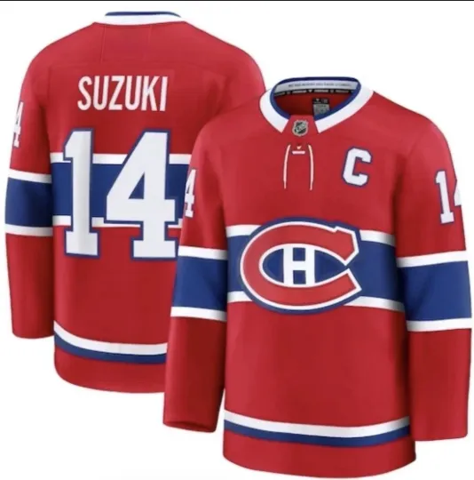 Discover Nick Suzuki Montreal Premium Home Jersey - Multiple Sizes