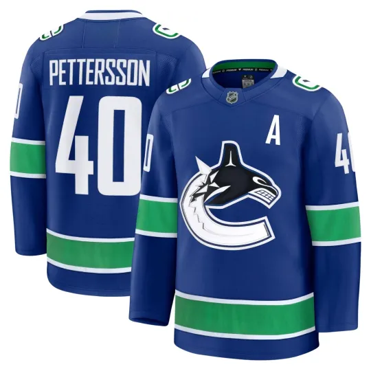 Discover Elias Petersson Vancouver Premium Jersey - Size/Color Options