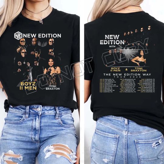 Discover The New Edition Way Tour 2026 T-Shirt