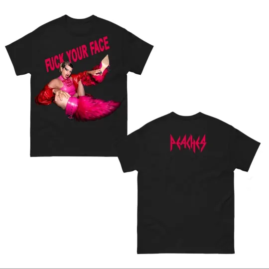 Discover Peaches the Musician No Lube So Rude Tour 2026 T-shirt