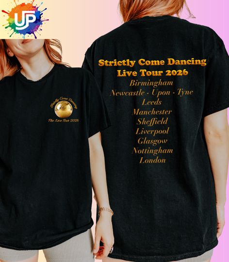Discover Strictly Come Dancing Live Tour 2026 T-Shirt | Fan Made, Two Sided