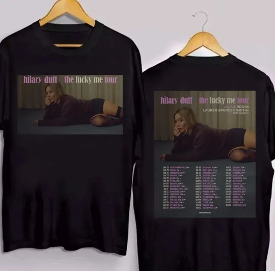 Hilary Duff The Lucky Me Tour 2026 T-Shirt - Unisex