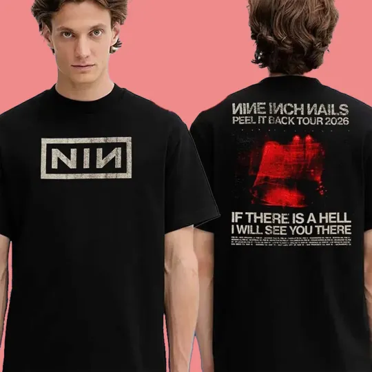 Discover NIN Nine Inch Nails Peel It Back Tour 2026 2-Sided Shirt