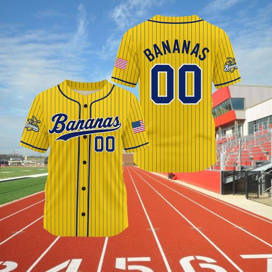 Discover Custom Bananas Baseball Jersey, Personalized Savannah Fan Gift,  Funny Bananas Jersey