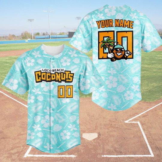 Discover Coconuts Baseball Jersey for Her,Coconuts Baseball Game Day Shirt,Coconut Baseball Fan Gift
