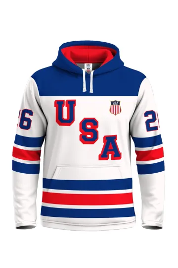 Kendall Coyne USA Hockey Performance White Hoodie