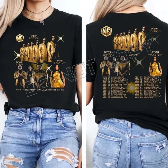 Discover The New Edition Way Tour 2026 Unisex  T-Shirt