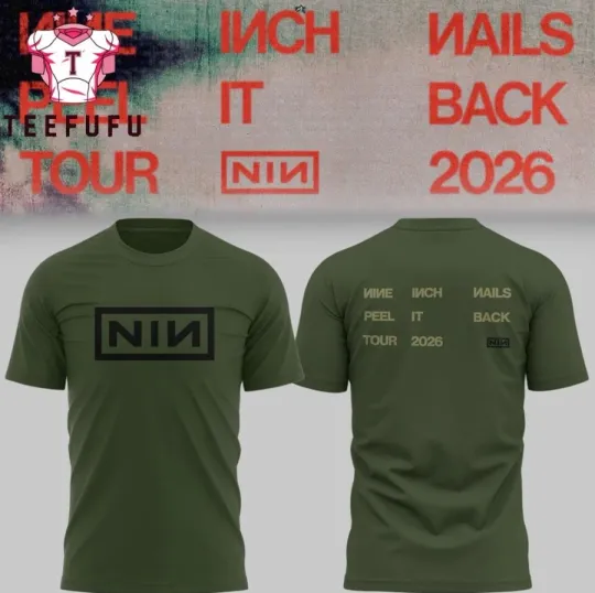 Discover Nine Inch Nails NIN Peel It Back Tour 2026 T-shirt