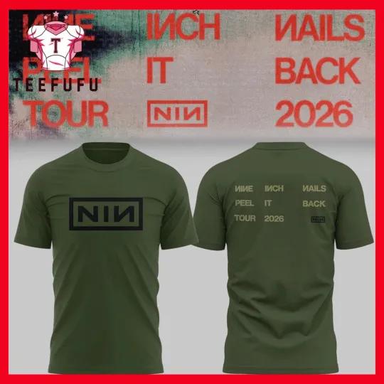 Discover NEW!!!  Nine Inch Nails Peel It Back Tour 2026 Edition T Shirt Reprint Gildan