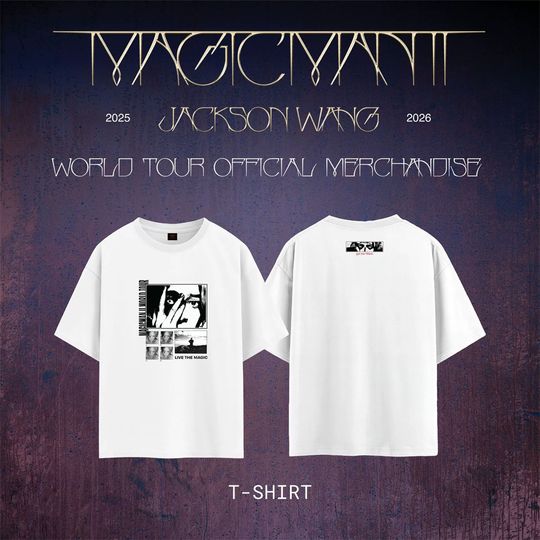 Discover KPOP Jackson Wang T-Shirt 2026 World Tour Merch T-Shirt