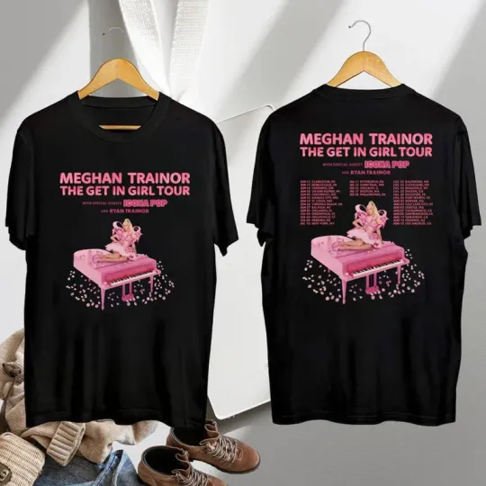 Discover Meghan Trainor The Get In Girl Tour 2026 T-Shirt