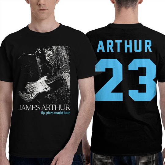 Discover 2026 James Arthur Pisces World Tour T-Shirt