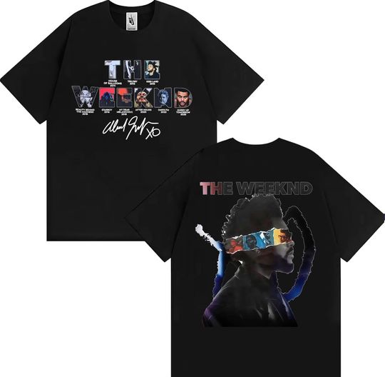 Discover Weeknds After Hours Til Dawn European Tour 2026 T-shirt