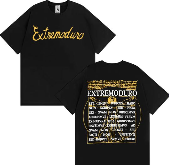 Discover Rock Band Extremoduro Tour 2026 Print T Shirt