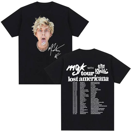 MGK Lost Americana Machine Gun Kelly Tour 2026 T Shirt