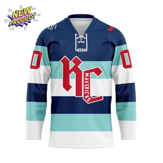 Discover Kansaas City Mavericks Personalized Affiliation Night Winter Lace Hockey Shirt