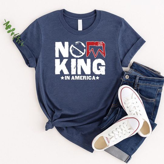 Discover No King in America Shirt, Protest Shirt, Crown No Kings Tee, Protest Shirt, Nope Kings Shirt, Nope Crown Shirt
