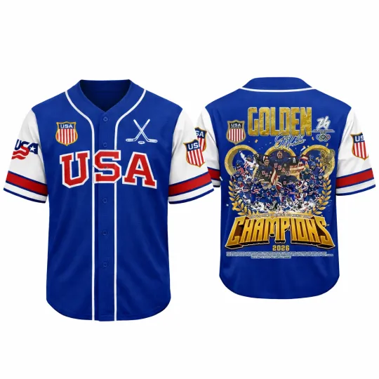Discover 2026 Olympic Women's Ice Hockey CHAMPIONS- All over Print Baseball Shirt