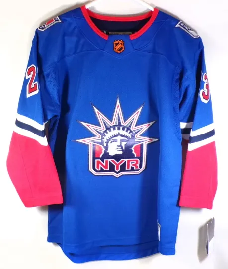 Discover Adam Fox #23 New York Rangers Youth Hockey Jersey Blue