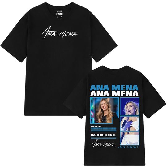 Discover Singer ANA MENA Tour 2026 Album T Shirt