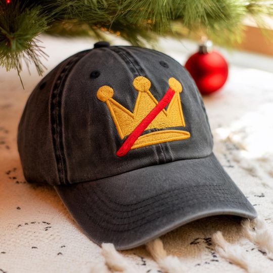 Embroidered No Kings Hat, Political Protest Cap