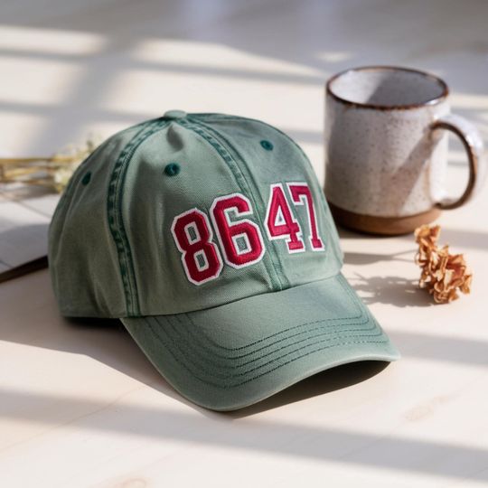 Discover Embroidered 8647 Washed Cotton Hat, FDT Cap