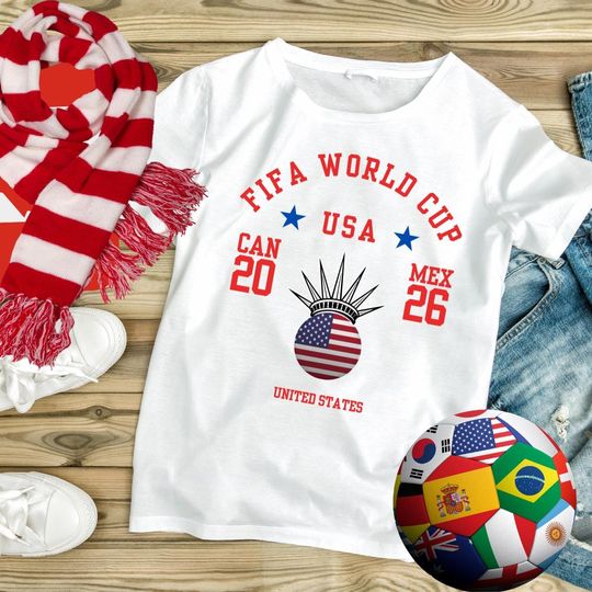Discover USA World Cup 2026 T-Shirt  Comfort Colors Football Tee