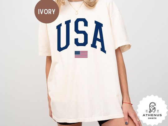 Discover Usa Flag Comfort Colors T-shirt, USA Shirt, America Shirt, Usa Olympics, American Flag Shirt, Camping USA Flag Shirt, USA Olympic Team Shirt