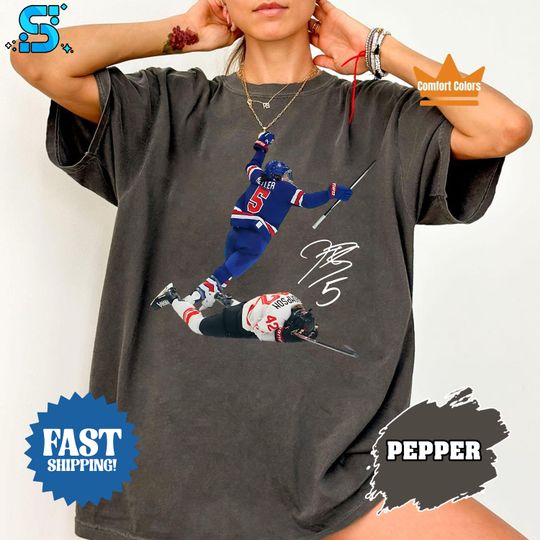 Discover Comfort Colors Keller Women USA Hockey T-Shirt, Hilary Knight Tee